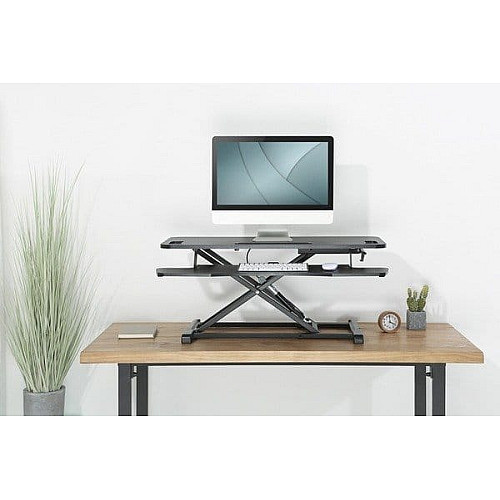 Підставка для монітора DIGITUS Ergonomic Workspace Riser, до 15кг, чорна