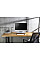 Подставка для монитора DIGITUS Aluminium Monitor Riser до 10кг черная