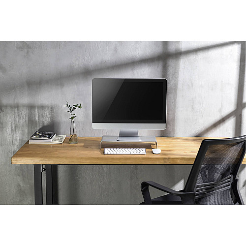 Подставка для монитора DIGITUS Aluminium Monitor Riser до 10кг черная