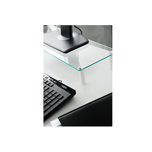 Підставка для монітора DIGITUS Universal glass monitor riser, до 20кг