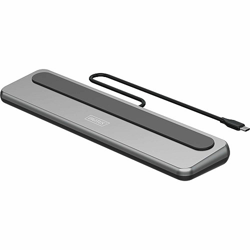 Док-станція DIGITUS USB-C > 2xHDMI/1xDP/3xUSB-A/USB-C/RJ54/PD/Audio