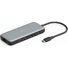 Док-станція DIGITUS USB-C > HDMI/2xUSB-A/USB-C/SD/MicroSD/RJ54