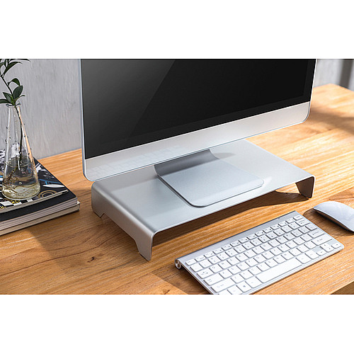 Подставка для монитора DIGITUS Aluminium Monitor Riser до 10кг черная