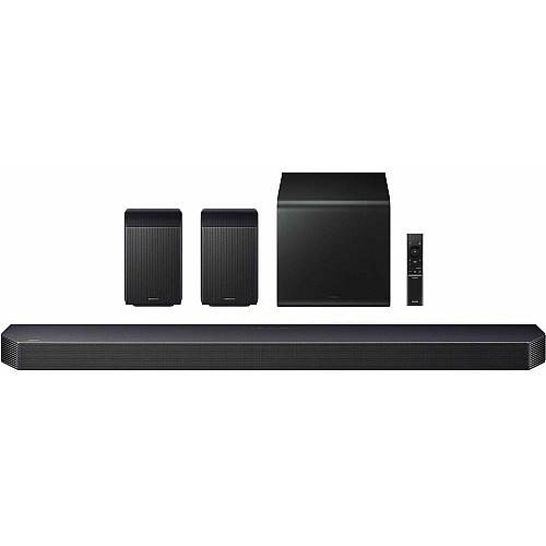Саундбар Samsung HW-Q930F 580Вт, 9.1.4, BT, HDMI-eARC, Wi-Fi, саб, Dolby Atmos, черный