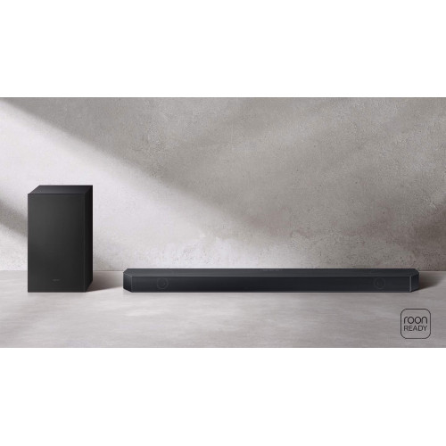 Саундбар Samsung HW-Q600H 3.1.2, BT, HDMI-eARC, Wi-Fi, саб, Dolby Atmos, чорний