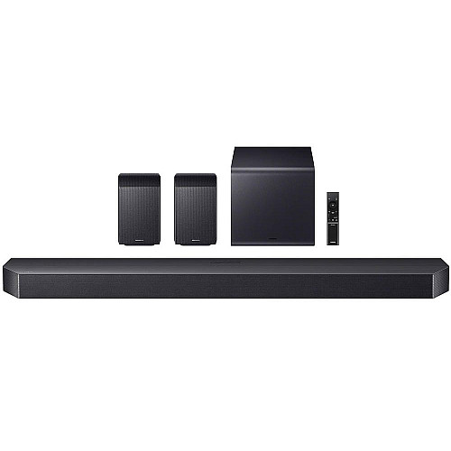 Саундбар Samsung HW-Q990F 756Вт, 11.1.4, BT, HDMI-ARC, Wi-Fi, саб, Dolby Atmos, черный
