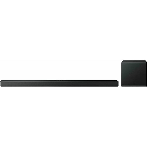 Саундбар Samsung HW-QS700F 345Вт, 3.1.2, BT, HDMI-eARC, Wi-Fi, саб, Dolby Atmos, черный