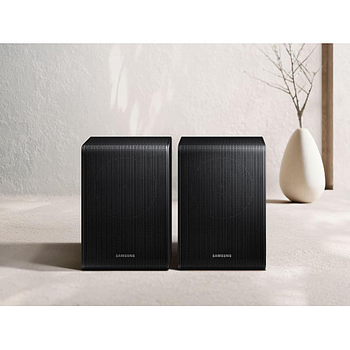 Комплект тилової акустики Samsung SWA-9250S 120Вт, 2.0, BT, Dolby Atmos, чорний