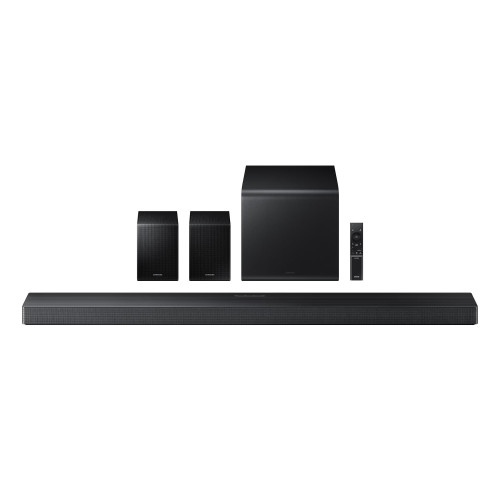 Саундбар Samsung HW-QS750F 465Вт, 5.1.2, BT, HDMI-eARC, Wi-Fi, саб, Dolby Atmos, чорний
