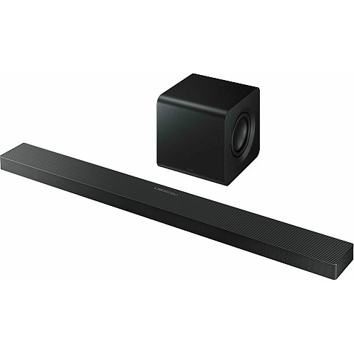 Саундбар Samsung HW-QS700F 345Вт, 3.1.2, BT, HDMI-eARC, Wi-Fi, саб, Dolby Atmos, черный
