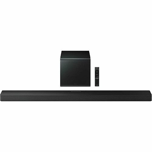 Саундбар Samsung HW-QS700F 345Вт, 3.1.2, BT, HDMI-eARC, Wi-Fi, саб, Dolby Atmos, черный