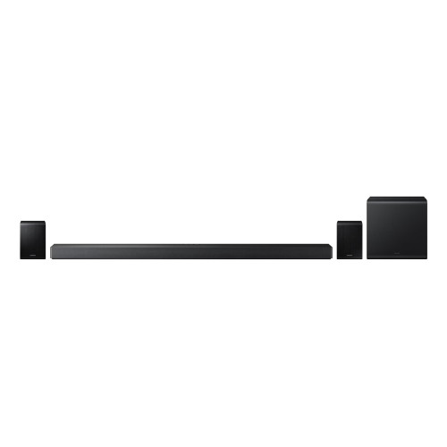 Саундбар Samsung HW-QS750F 465Вт, 5.1.2, BT, HDMI-eARC, Wi-Fi, саб, Dolby Atmos, чорний