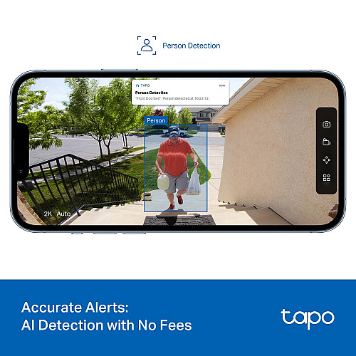 Розумний відеодзвоник з акумулятором TP-LINK Tapo D205