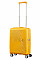 Чемодан American Tourister, Soundbox, полипропилен, малый, 55см, 35.5/41л, TSA, 4 колеса, EXP, желтый