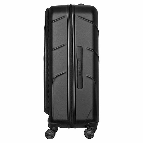 Чемодан Wenger Amplix Hardside Medium, средний, поликарбонат, TSA, 4 колеса, расширение, черный