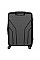 Чемодан Wenger Amplix Hardside Medium, средний, поликарбонат, TSA, 4 колеса, расширение, черный