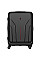 Чемодан Wenger Amplix Hardside Medium, средний, поликарбонат, TSA, 4 колеса, расширение, черный