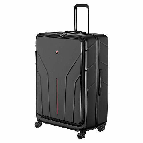 Чемодан Wenger Amplix Hardside Large, большой, поликарбонат, TSA, 4 колеса, расширение, черный