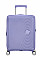 Чемодан American Tourister, Soundbox, полипропилен, малый, 55см, 35.5/41л, TSA, 4 колеса, EXP, лавандовый