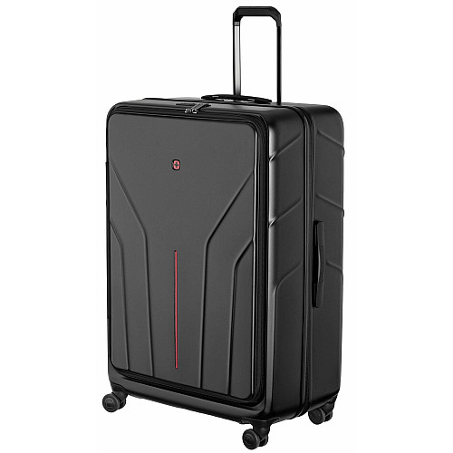 Чемодан Wenger Amplix Hardside Large, большой, поликарбонат, TSA, 4 колеса, расширение, черный