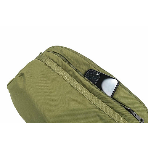 Сумка через плече, розкладна, Tucano Let Me Out Crossbody, зелена