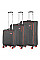 Набор чемоданов 2E, Trek, (L+M+S), TSA, 4 колеса, + 3 рюкзака Cabin (2E-BPET-CABIN-GR), полиэстр, серый