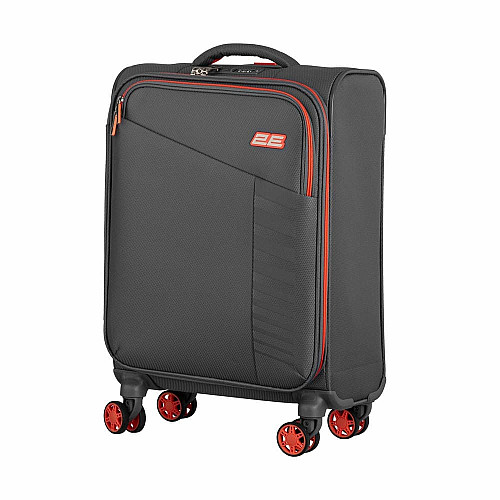 Набор чемоданов 2E, Trek, (L+M+S), TSA, 4 колеса, + 3 рюкзака Cabin (2E-BPET-CABIN-GR), полиэстр, серый
