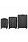 Набор чемоданов Wenger Amplix Hardside, поликарбонат, (S+M+L), TSA, 4 колеса, EXP, черный