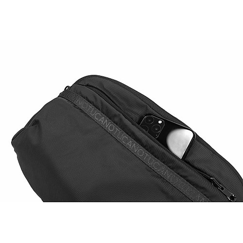 Сумка через плече, розкладна, Tucano Let Me Out Crossbody, чорна