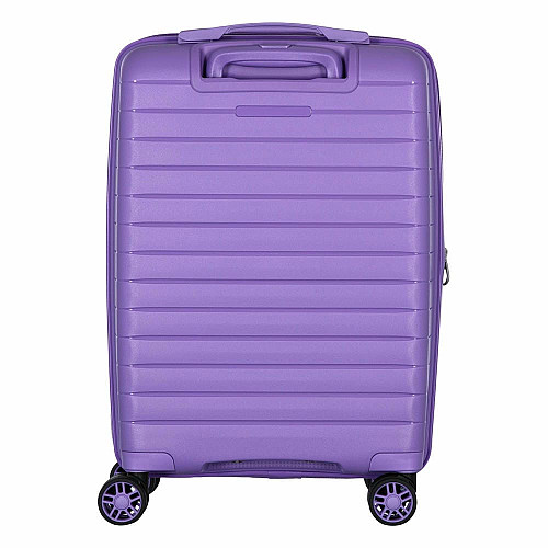 Чемодан 2E, Aero, полипропилен, малый, 35/44 л, TSA, 4 колеса, EXP, лавандовый