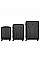 Набор чемоданов Wenger Amplix Hardside, поликарбонат, (S+M+L), TSA, 4 колеса, EXP, черный
