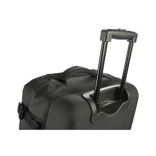Сумка дорожня на 2-х колесах, Tucano Tugo S Trolley, 34л, поліестер, чорна