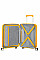 Чемодан American Tourister, Soundbox, полипропилен, малый, 55см, 35.5/41л, TSA, 4 колеса, EXP, желтый