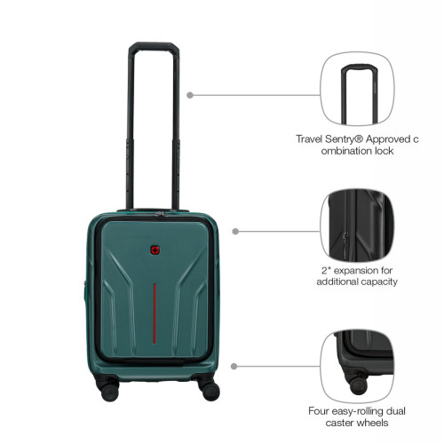 Валіза Wenger Amplix Hardside Carry-On, мала, з відсіком для н/б 16