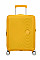 Чемодан American Tourister, Soundbox, полипропилен, малый, 55см, 35.5/41л, TSA, 4 колеса, EXP, желтый