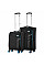 Набор чемоданов 2E, Trek, (M+S), TSA, 4 колеса, + 2 рюкзака Cabin (2E-BPET-CABIN-BK), полиэстр, черный