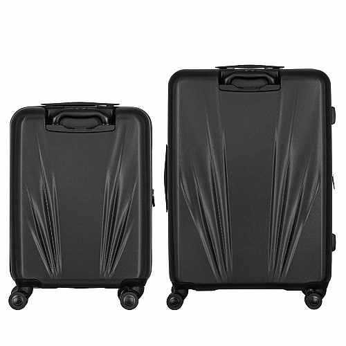 Набор чемоданов Wenger Skyon Hardside, поликарбонат, (S+L), TSA, 4 колеса, расширение, черный