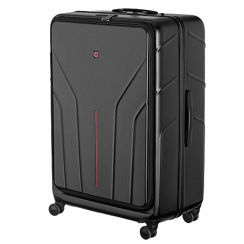 Чемодан Wenger Amplix Hardside Large, большой, поликарбонат, TSA, 4 колеса, расширение, черный