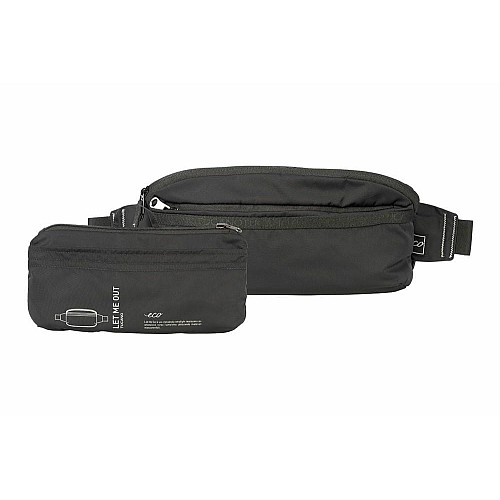Сумка через плече, розкладна, Tucano Let Me Out Crossbody, чорна