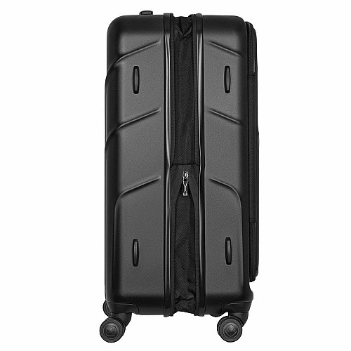 Чемодан Wenger Amplix Hardside Medium, средний, поликарбонат, TSA, 4 колеса, расширение, черный