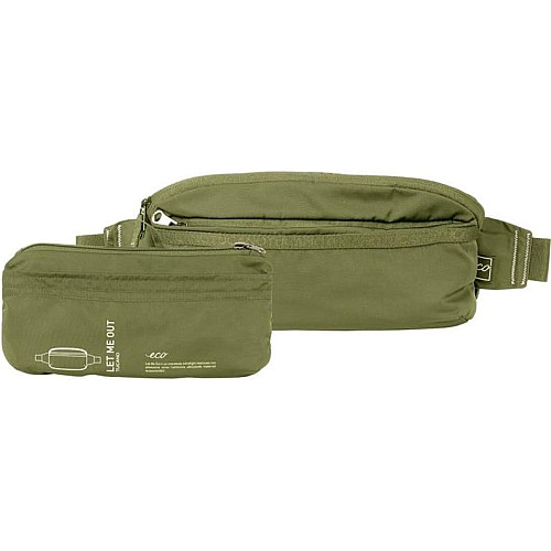 Сумка через плече, розкладна, Tucano Let Me Out Crossbody, зелена