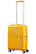 Чемодан American Tourister, Soundbox, полипропилен, малый, 55см, 35.5/41л, TSA, 4 колеса, EXP, желтый