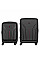 Набор чемоданов Wenger Amplix Hardside, поликарбонат, (S+M), TSA, 4 колеса, EXP, черный