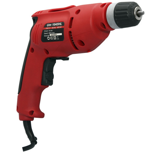Дриль Vitals Master Um 1045HL 450Вт  0-2800об/хв патрон 10мм 1.4кг