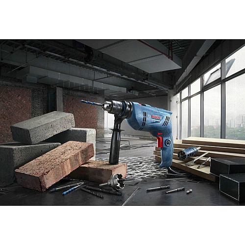 Дрель ударная Bosch Professional GSB 600 RE 600Вт ШЗП 1-10мм 0-3000об/мин 1.7кг
