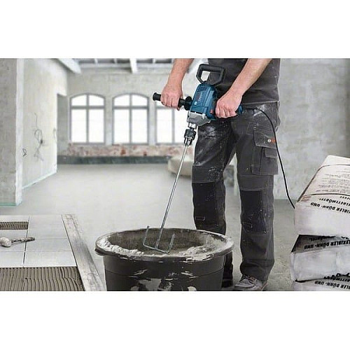 Дрель ударная Bosch Professional GBM 1600 RE 850Вт зубчатый патрон 1-16мм 630об/мин 3кг
