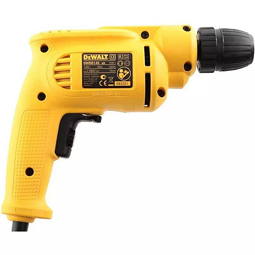 Дриль DeWalt 550Вт 7.9Нм 0-2800об/хв патрон 10мм 1.34кг