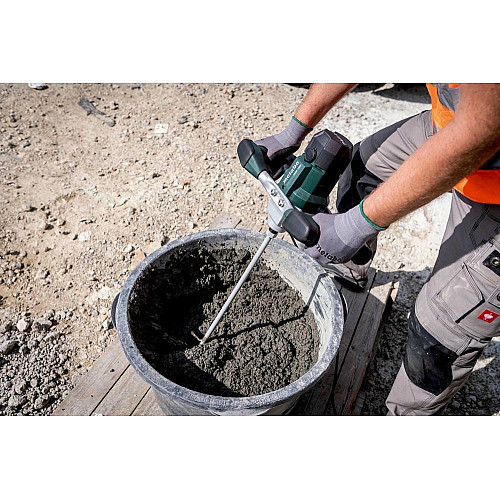 Миксер строительный Metabo RWE 1200 1200Вт 0-900об/мин М14 120мм для 30л 3.4кг