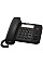 Дротовий телефон Panasonic KX-TS2352UAB, чорний