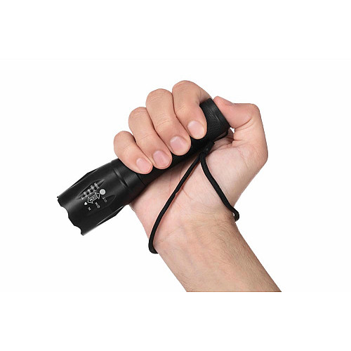 Фонарь ручной аккумуляторный 2E FLBL1812BI Micro-USB 1200мА·час 1200лм 10Вт 4 режима освещения функция Power Bank IPX4 0.1кг